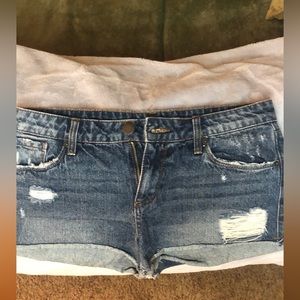 Medium Wash Denim Shorts